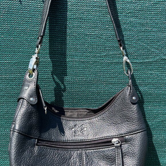 STONE MOUNTAIN PEBBLED LEATHER PURSE - Picture 1 of 3